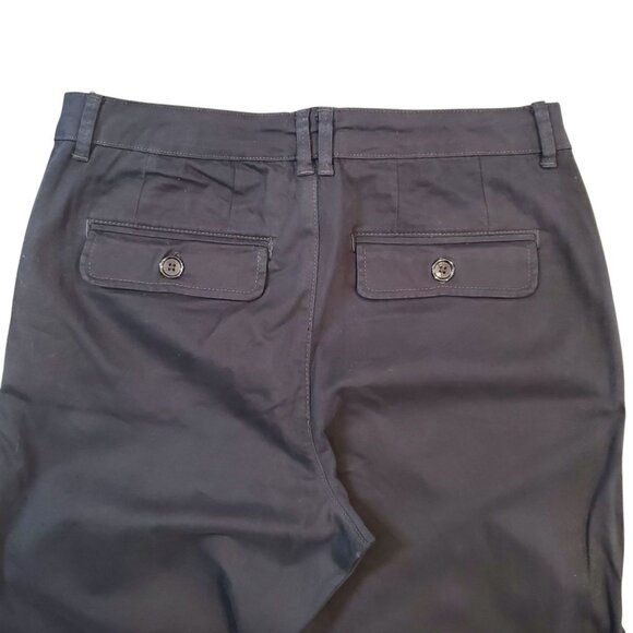 Gloria Vanderbilt Amanda Fit Pants Womens Size 8 Black High Waist Straight Leg - Picture 5 of 12